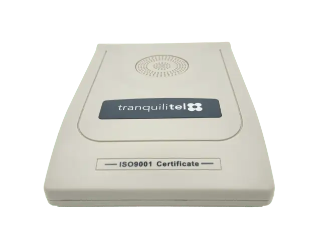 Vue de face du bloqueur d'appels TRANQUILTIEL